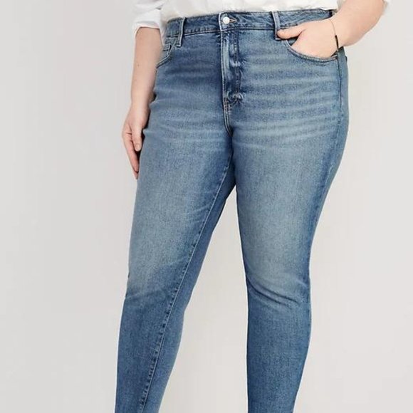 Old  Navy High-Waisted OG Straight Ankle Jeans for Women New - Picture 2 of 11